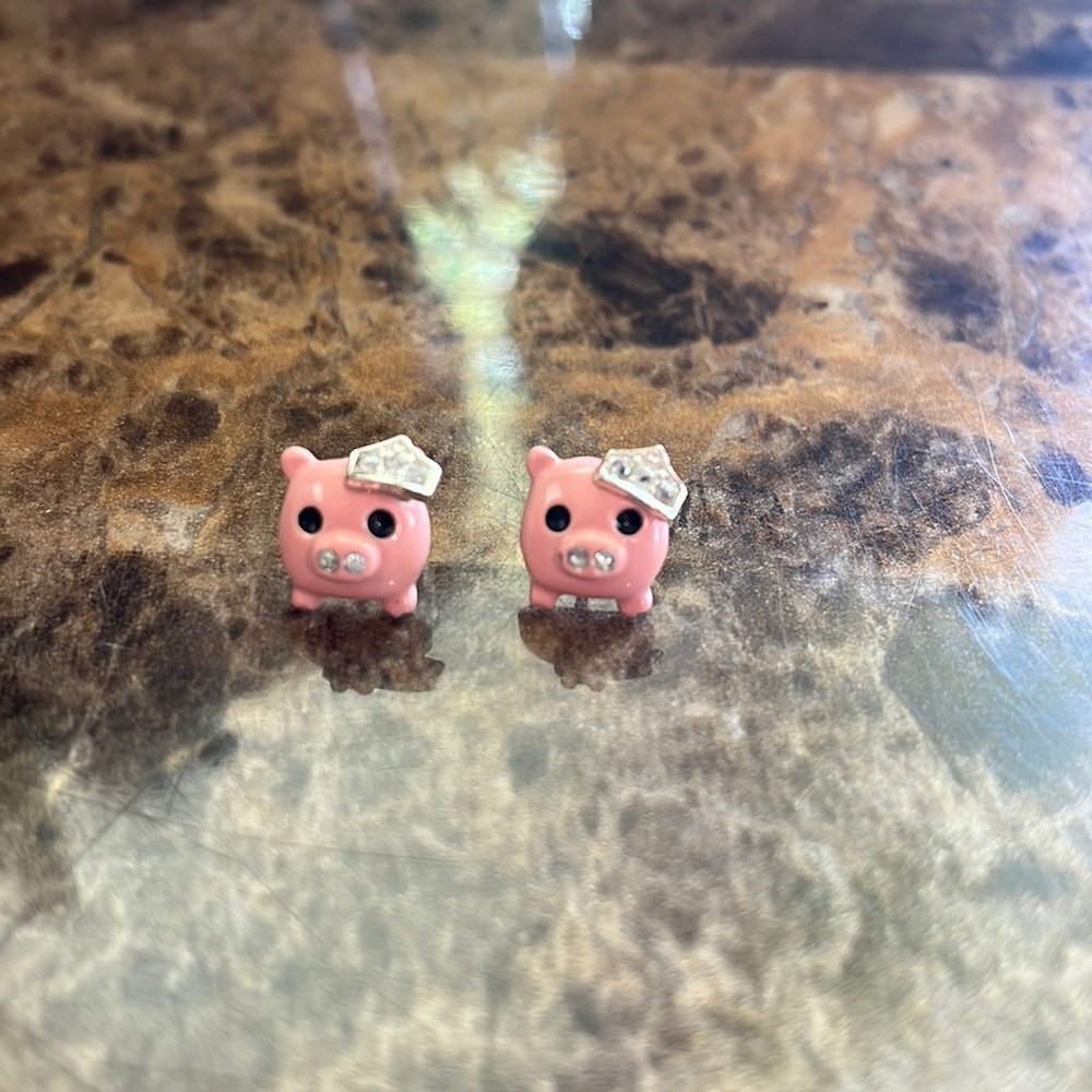 Pig Earrings